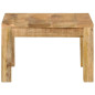 Table basse 55x55x35 cm Bois de manguier massif