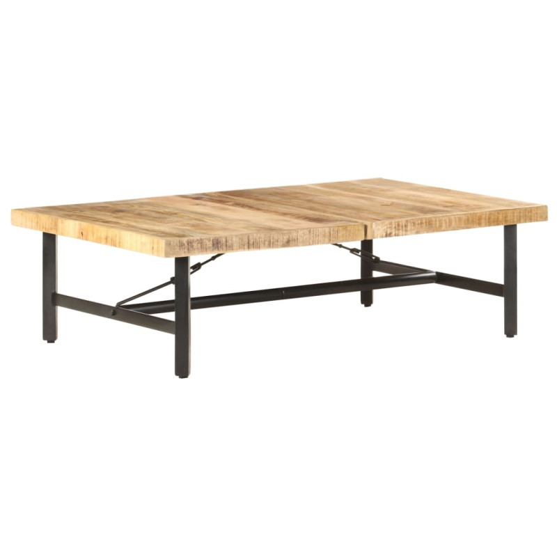 Table basse 142x90x42 cm Bois de manguier massif