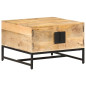 Table basse 67x67x45 cm Bois de manguier massif