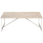 Table basse 110x110x36 cm Bois de manguier solide