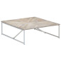 Table basse 110x110x36 cm Bois de manguier solide