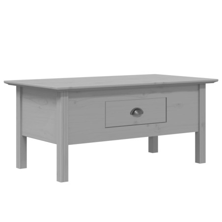 Table basse BODO gris 100x55x45 cm bois de pin massif