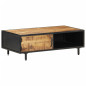 Table basse 105x50x35 cm Bois de manguier brut