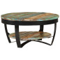 Table basse Bois massif de récupération 65 x 32 cm