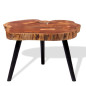 Table basse Bois d'acacia massif (55-60) x 40 cm