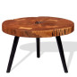 Table basse Bois d'acacia massif (55-60) x 40 cm