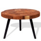 Table basse Bois d'acacia massif (55-60) x 40 cm