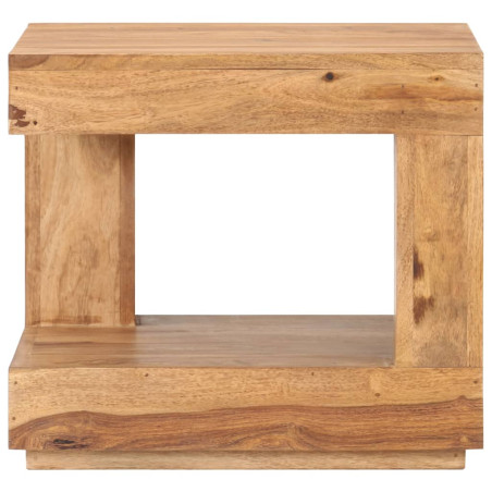 Table basse 45x45x40 cm Bois d'acacia massif