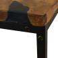 Table basse Teck Résine 110 x 60 x 40 cm