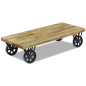 Table basse en bois de manguier 120 x 60 x 30 cm