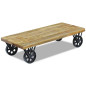 Table basse en bois de manguier 120 x 60 x 30 cm