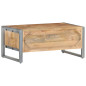 Table basse 95x50x40 cm Bois de manguier brut