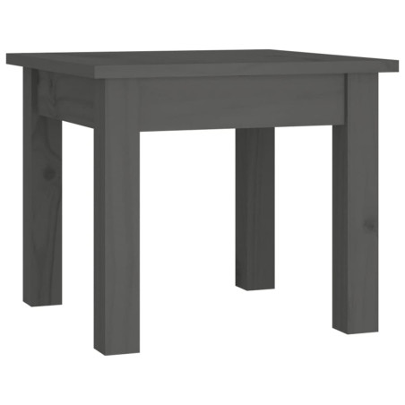 Table basse Gris 35x35x30 cm Bois massif de pin