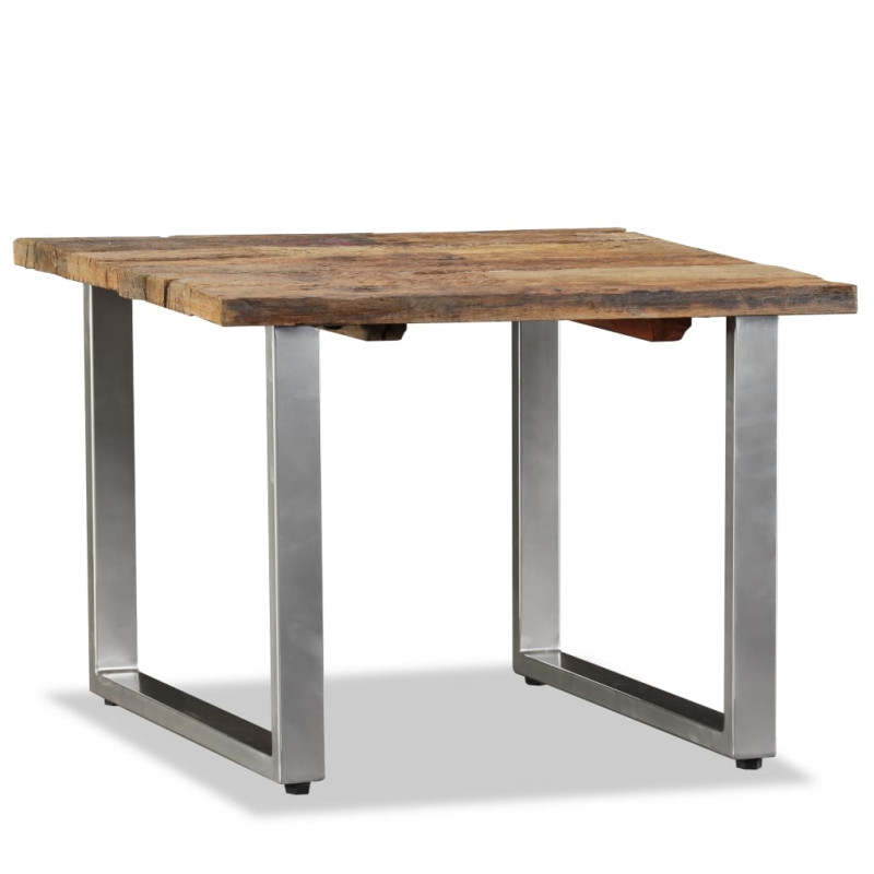 Table basse Bois de récupération massif 55 x 55 x 40 cm