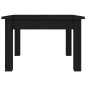 Table basse Noir 45x45x30 cm Bois massif de pin