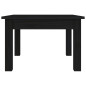 Table basse Noir 45x45x30 cm Bois massif de pin