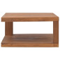 Table basse 65x65x33 cm Bois de teck solide