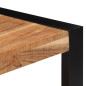 Table basse 60 x 60 x 40 cm Bois d'acacia massif