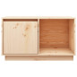 Meuble TV 74x35x44 cm Bois de pin massif